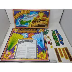 Disaster 1979 Board Game Parker Brothers Complete Excellent Plus Bilingual